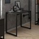 Pé em L para Mesa Estilo Industrial 75x43cm com Regulagem Preto