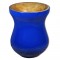 Cuia Madeira Nobre Imbuia Chimarrão Perolizada Azul