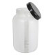 Conjunto 3 Potes Para Mantimentos Vidro Jateado 3,2L Preto