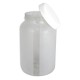 Conjunto 3 Potes Para Mantimentos Vidro Jateado 3,2L Branco