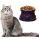 Comedouro Alumínio Gatos Medio 400ml – Roxo Pigmentado