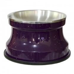 Comedouro Alumínio Gatos Medio 400ml – Roxo Pigmentado