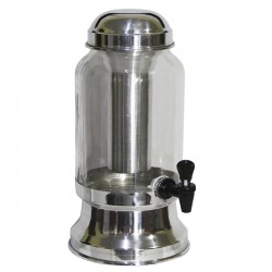 Barrica Suqueira de Vidro 3.2 litros com Porta Gelo Polida