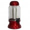 Barrica Suqueira de Vidro 3.2 litros com Porta Gelo Vermelho Verniz