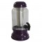 Barrica Suqueira de Vidro 3.2 litros com Porta Gelo Roxo Pigmentado