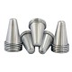 Kit 20 Cones para Pizza Cone em Alumínio Polido 6cm