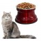 Comedouro Alumínio Gatos Medio 400ml – Vermelho Verniz