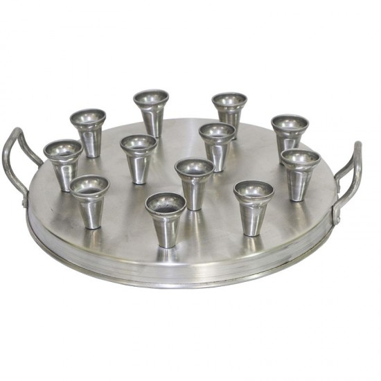 Pizza Cone Assadeira Redonda para 12 Cones