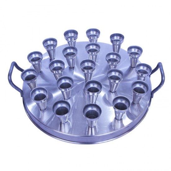 Pizza Cone Assadeira Redonda para 21 Cones Pequenos