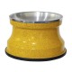 Comedouro Alumínio Gatos Medio 400ml – Amarelo Pigmentado