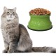 Comedouro Alumínio Gatos Medio 400ml – Verde Pigmentado