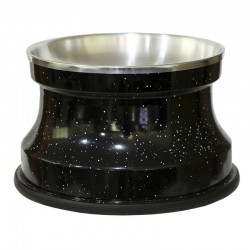 Comedouro Alumínio Gatos Medio 400ml – Preto Pigmentado