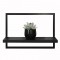 Prateleira Quadro Retangular Horizontal 40x28 com Base Preta