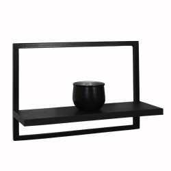 Prateleira Quadro Retangular Horizontal 40x28 com Base Preta
