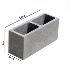Forma para Bloco de Concreto N14 Manual com Fundo Vazado