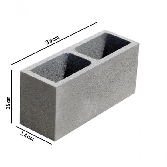 Forma para Bloco de Concreto N14 Manual com Fundo Vazado