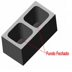 Forma para Bloco de Concreto N14 Manual com Fundo Fechado